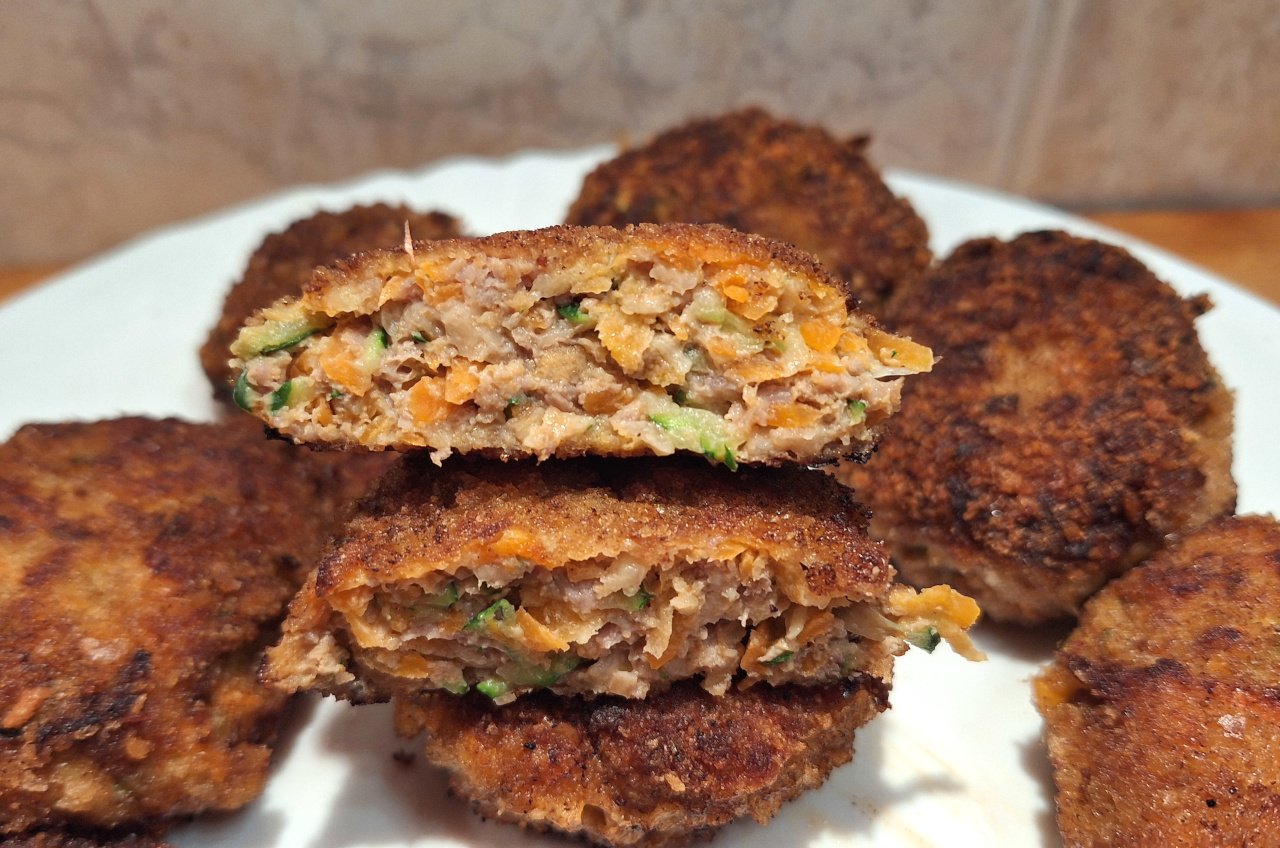 darált húsos zöldséges fasírt recept